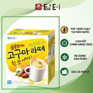 Bột Latte khoai lang Damtuh Hàn Quốc - Hộp 12 gói