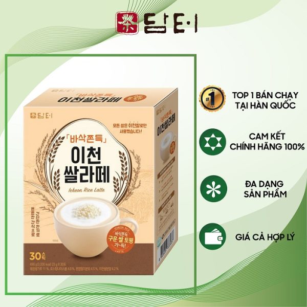 Bột Latte gạo Damtuh Hàn Quốc