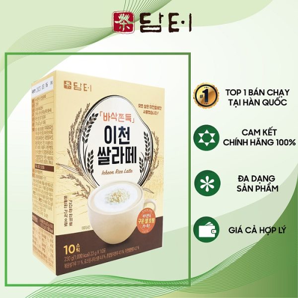 Bột Latte gạo Damtuh Hàn Quốc