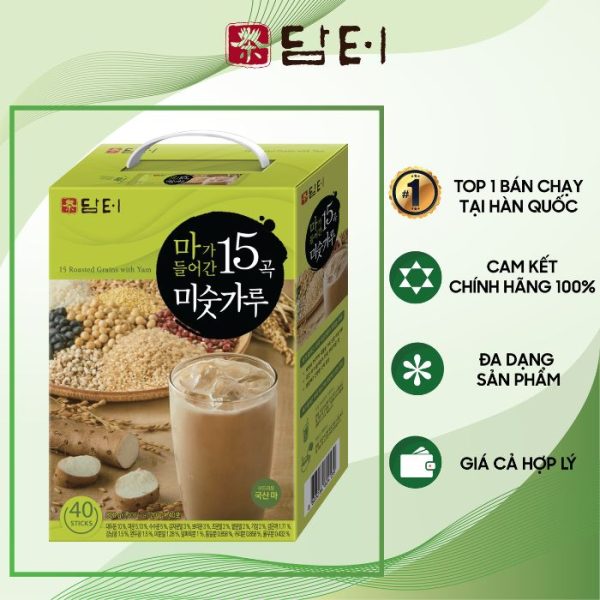 Bột ngũ cốc 15 loại hạt Damtuh Hàn Quốc