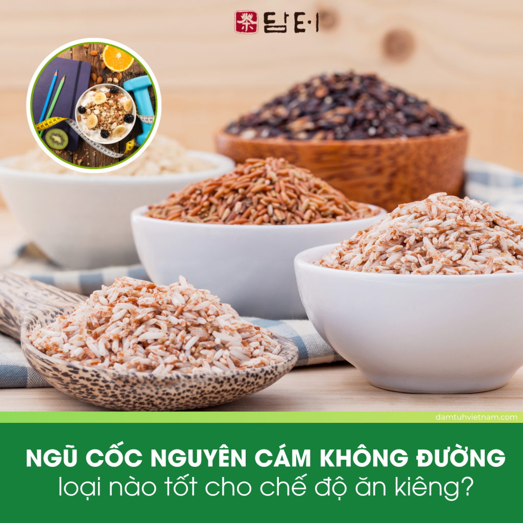 ngũ cốc nguyên cám không đường