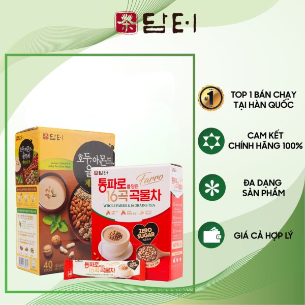 combo bột ngũ cốc không đường tinh luyện