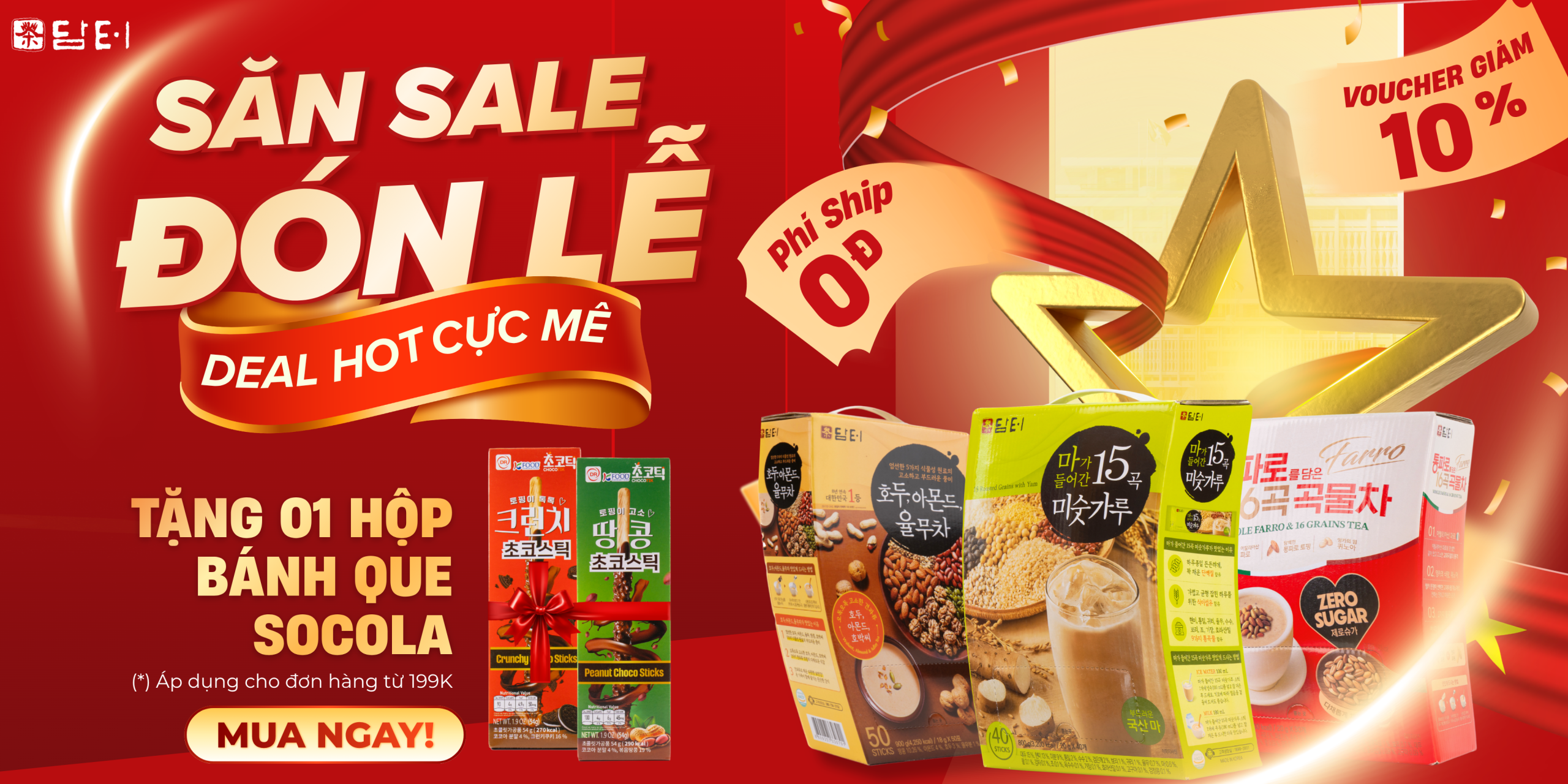 Khuyến mãi hot sale linh đình - giảm đến 50%